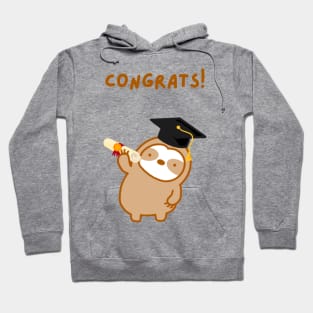 Congrats Graduation Sloth Hoodie